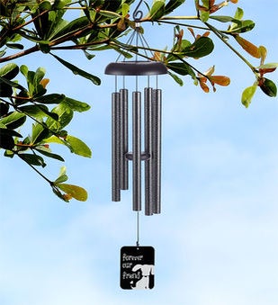 Forever our Dog Memorial Wind Chime