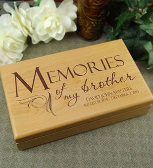 Memories of Brother Keepsake Box
