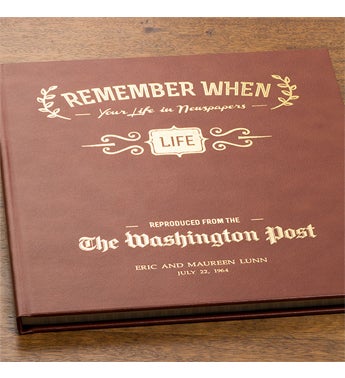 Washington Post Remember When Deluxe Book