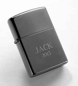 Custom Black Ice Zippo Lighter