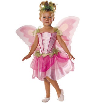 Pink Butterfly Fairy Child Costume