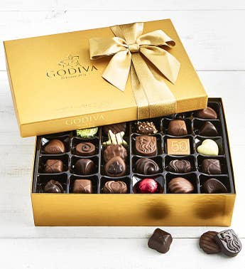 Godiva Gold Ballotin Chocolates Box