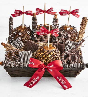 Simply Chocolate Deluxe Sumptuous Snack Basket