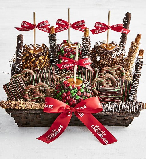 Simply Chocolate Christmas Cravings Basket