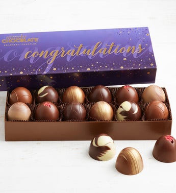 Simply Chocolate Congrats Colossal Truffles