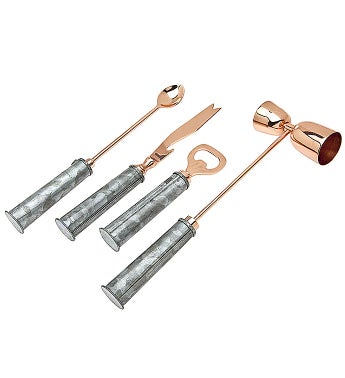 Gold  Galvanized Bar Tool Set