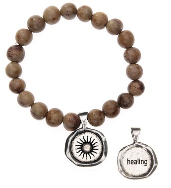 Seeds Of Life Wax Seal Bracelet - Healing