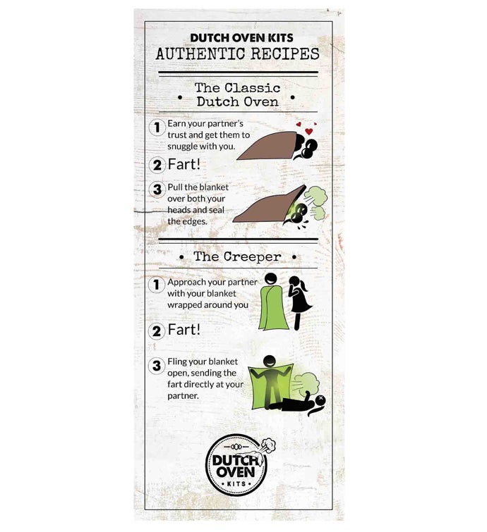 The Original Dutch Oven Kits Fart Blanket MK001348