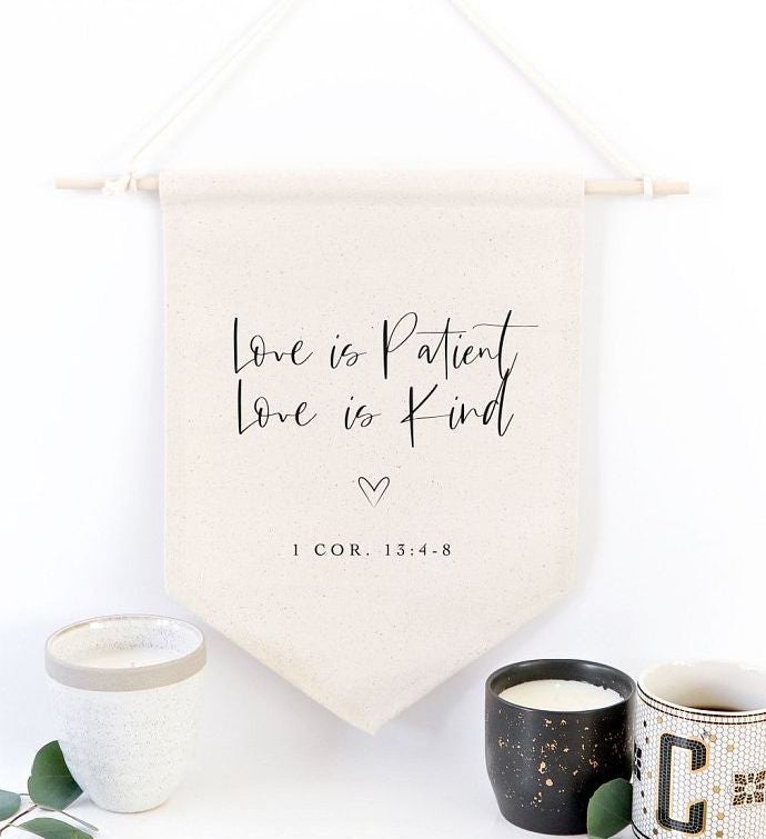 Bible Verse Canvas Wall Hang