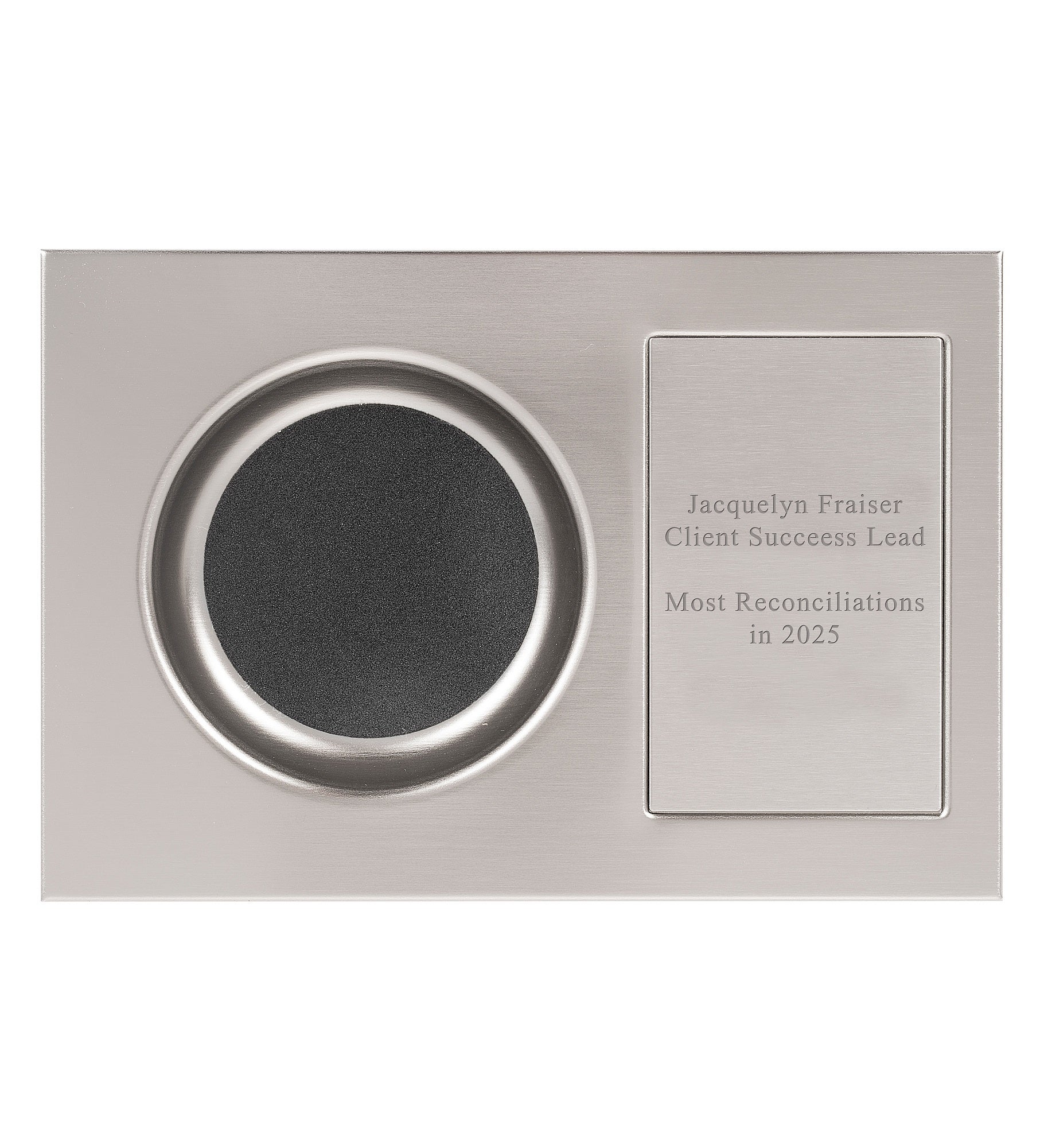 Engraved Recognition Hourglass Award