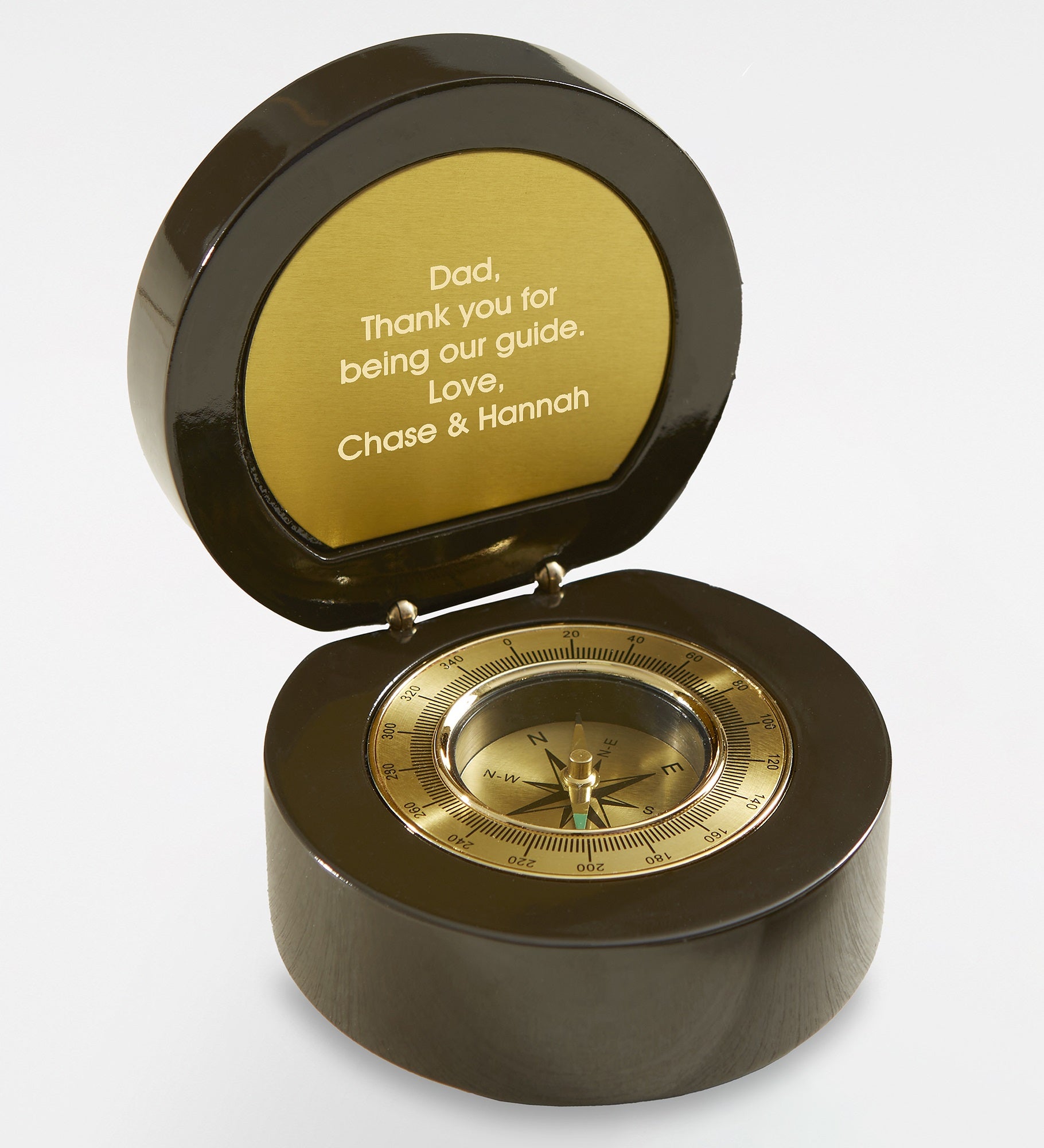 Engraved Message Navigator Compass For Dad