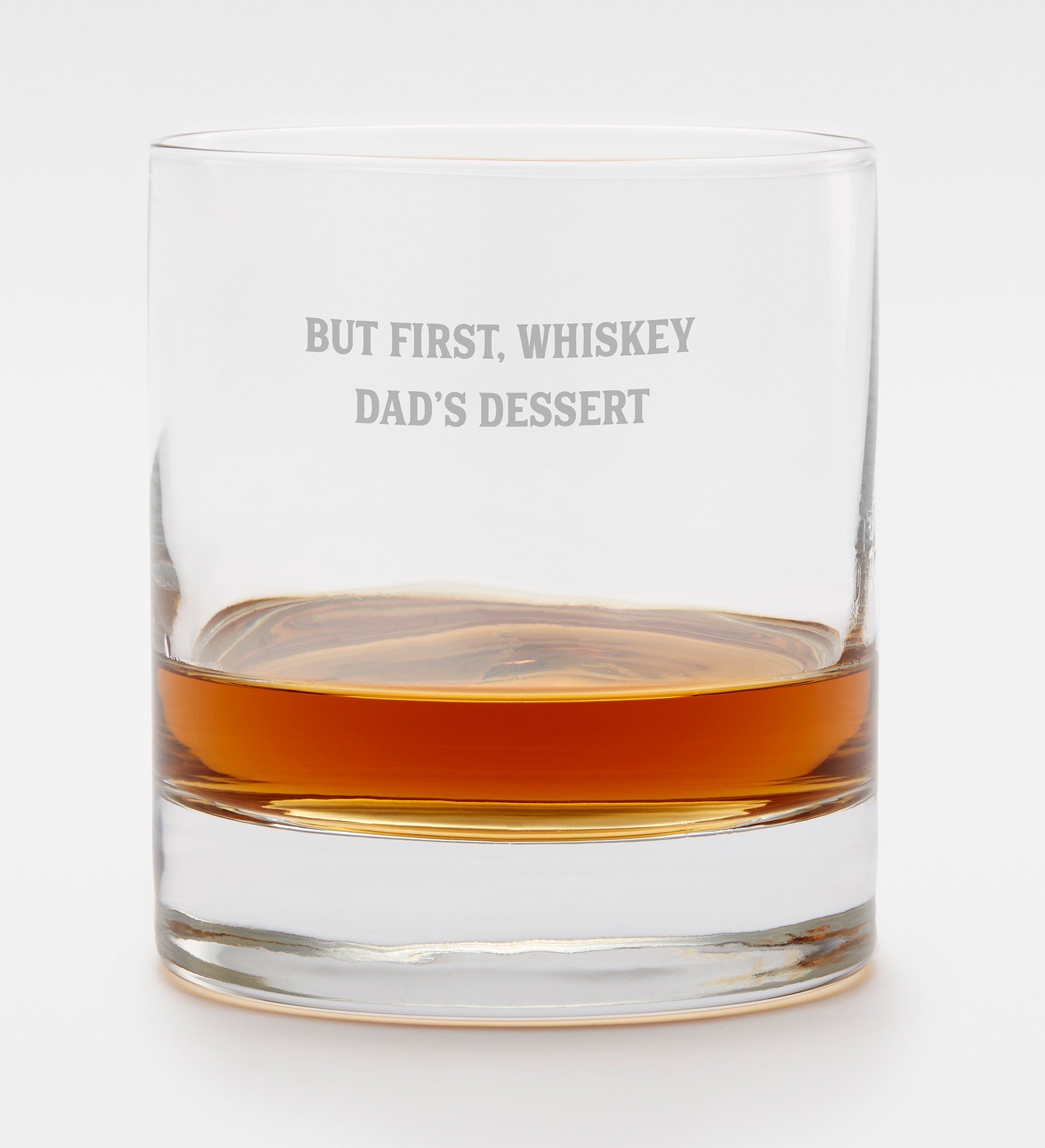 Engraved Luigi Bormioli Classico Old Fashioned Whiskey Glass