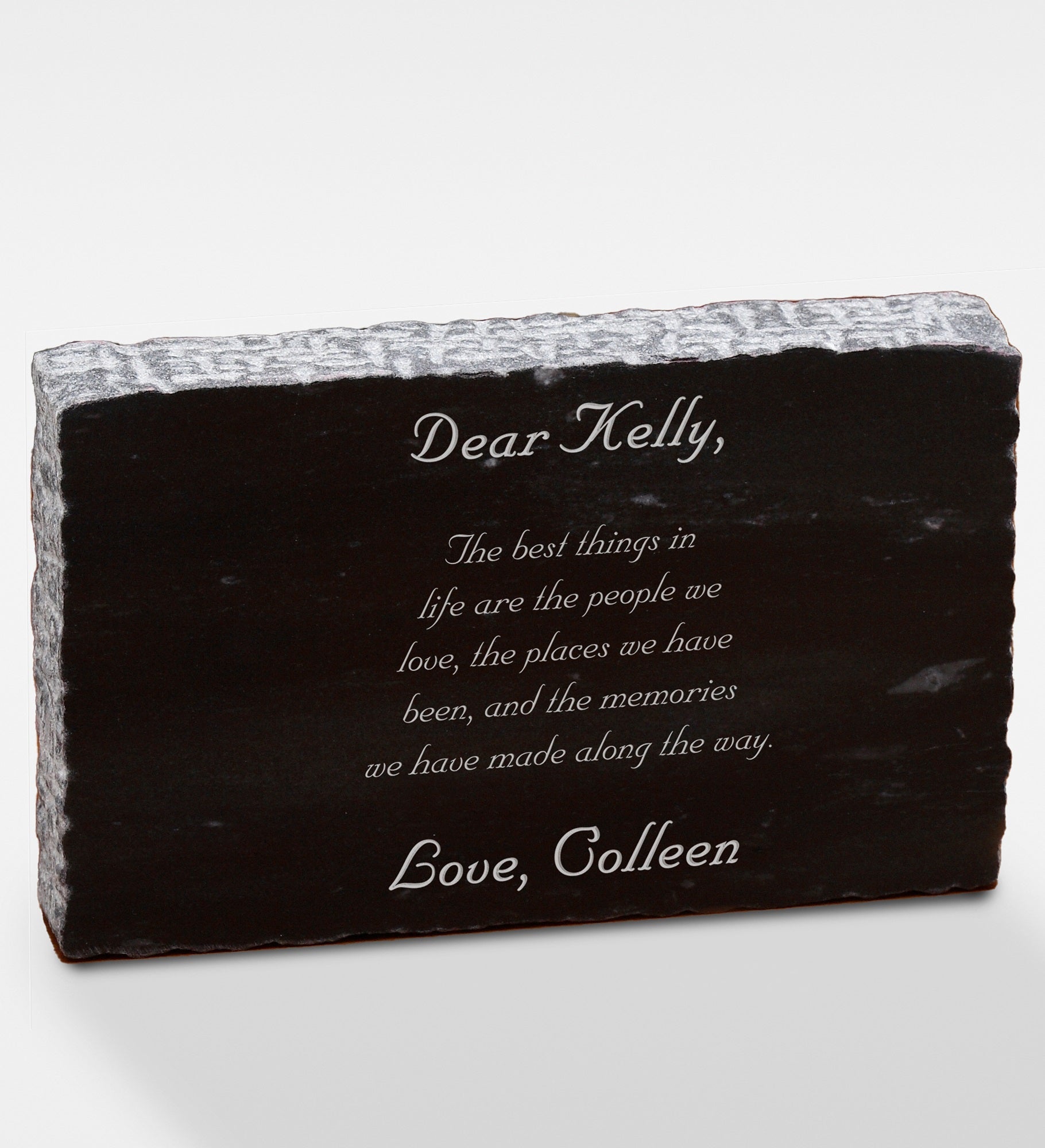 Engraved Marble Keepsake For Friend