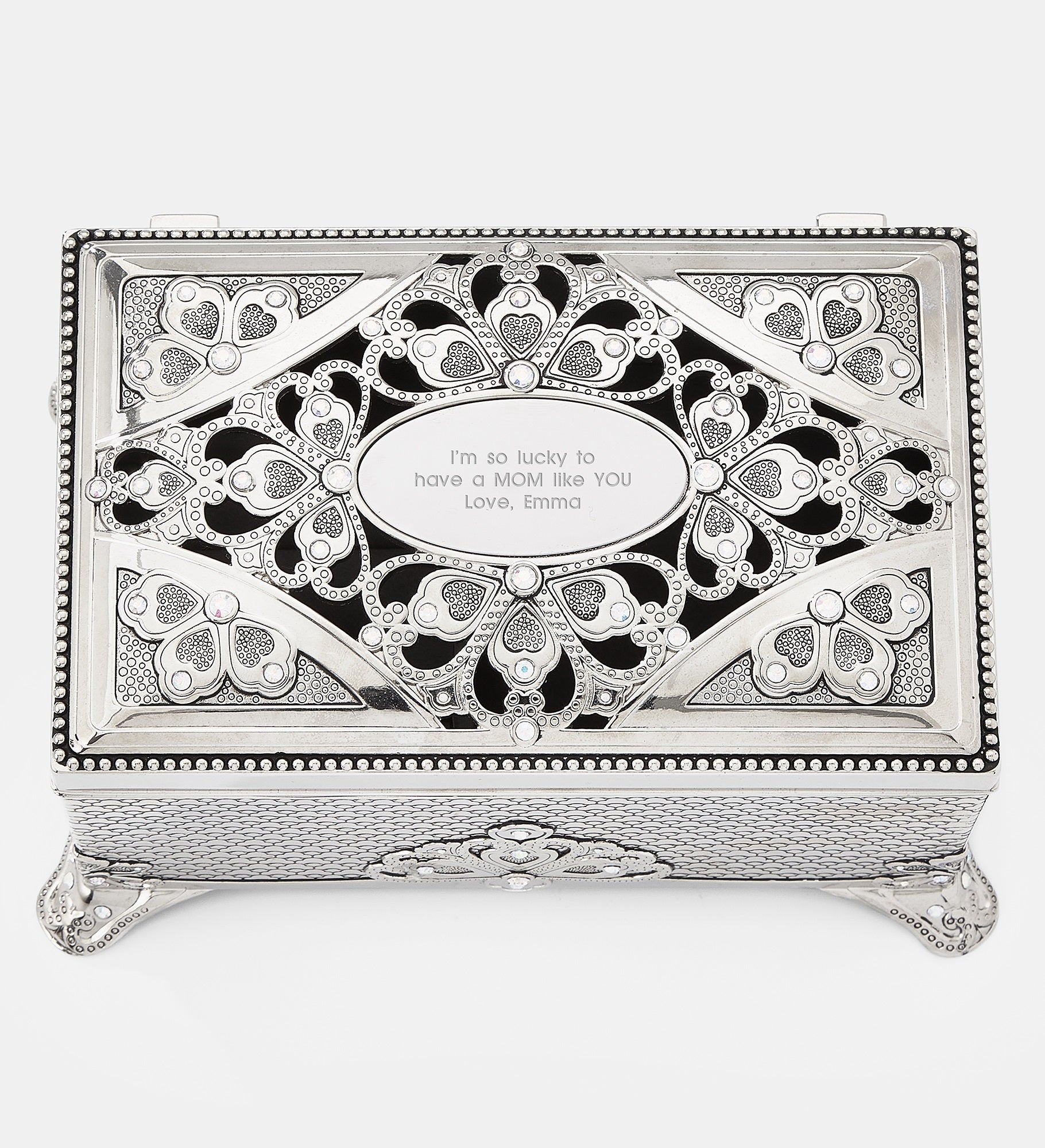 Engraved Anastasia Musical Jewelry Box
