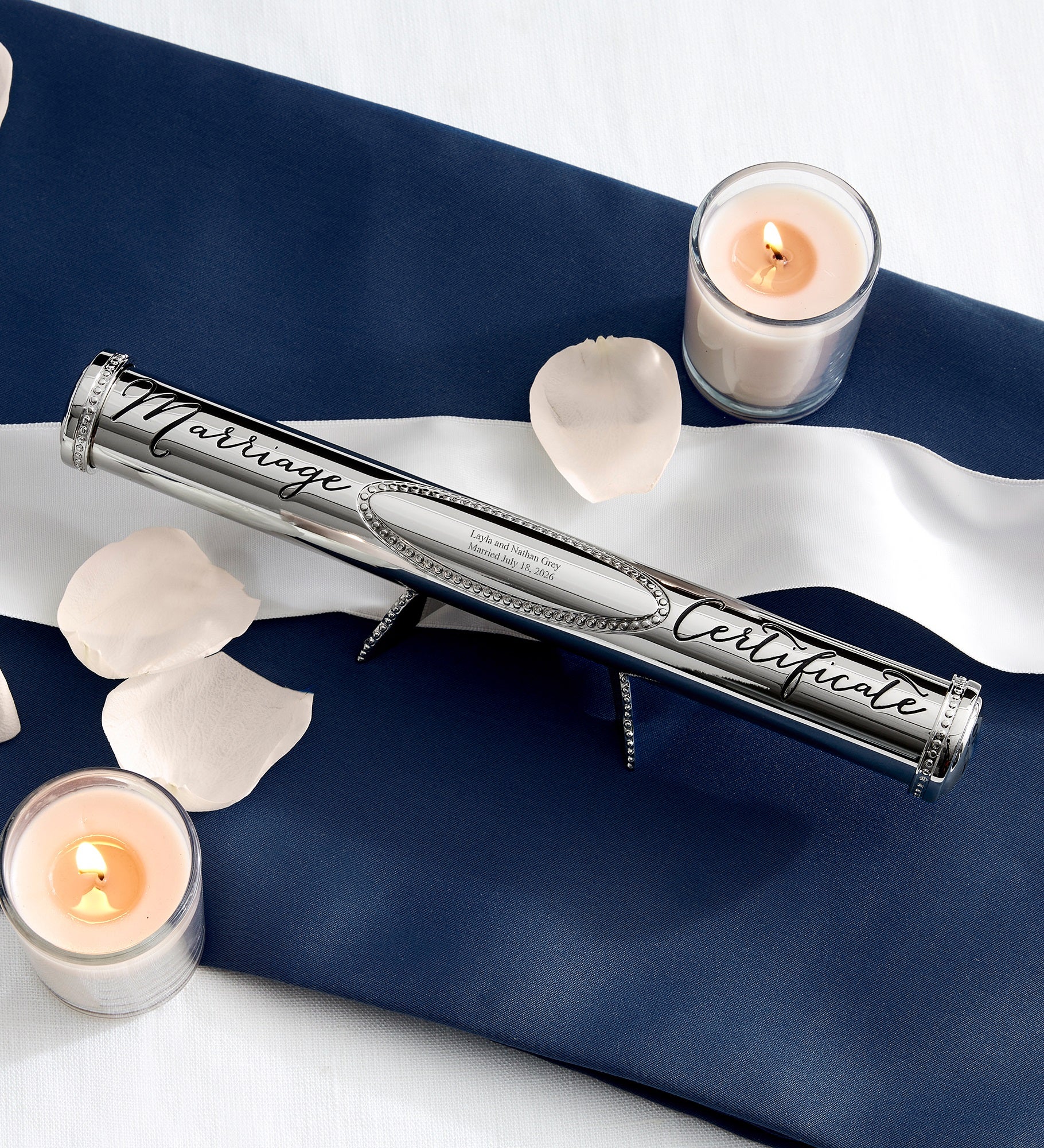 Engraved Wedding Certificate Holder
