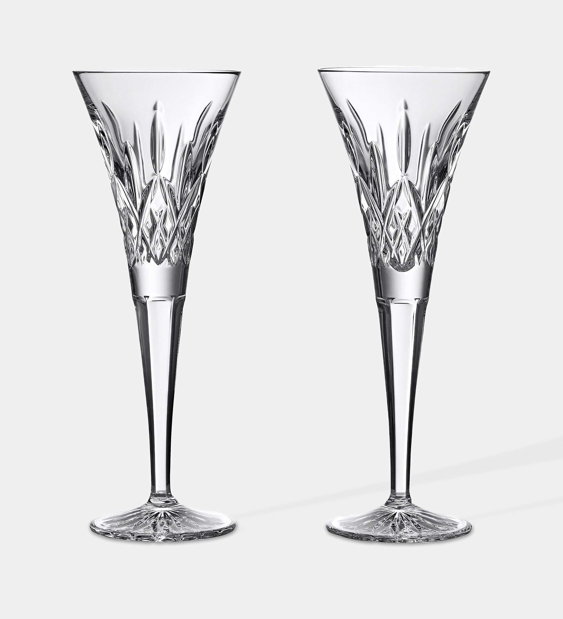 Waterford Lismore Champagne Flute Pair