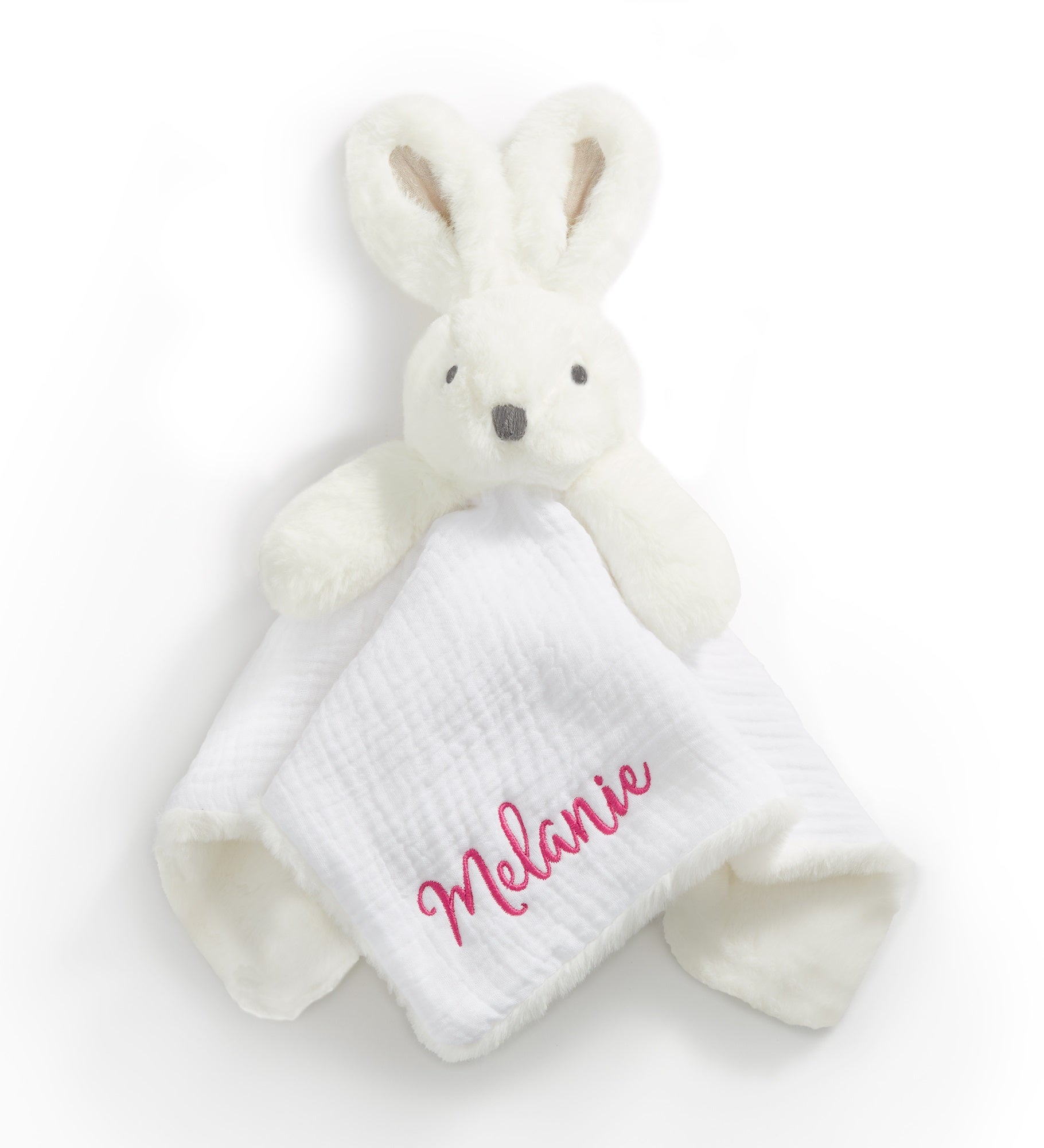 Embroidered Bunnie Plush Cuddle Bud