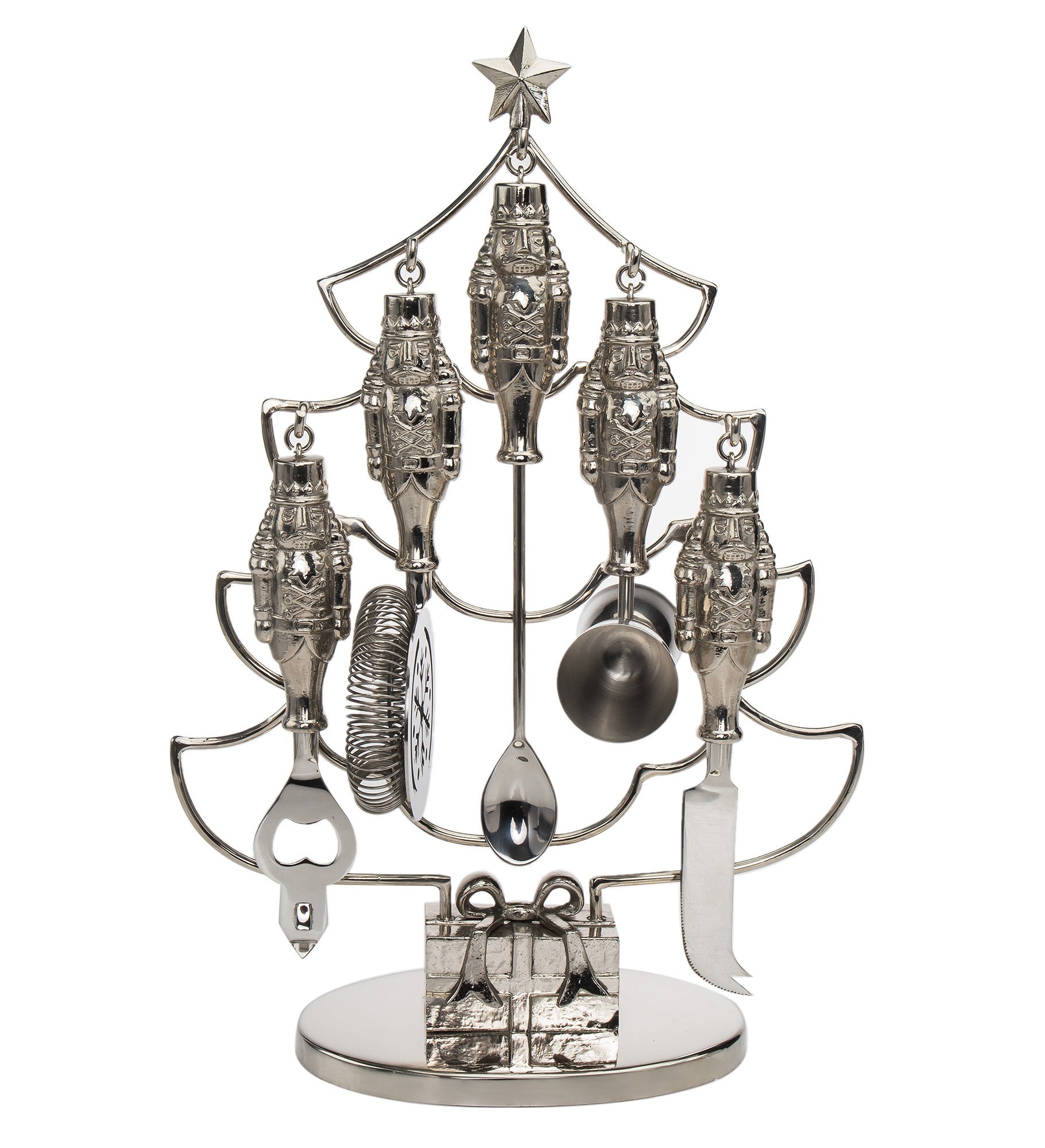 Godinger Nutcracker 6 Piece Bar Tool Set