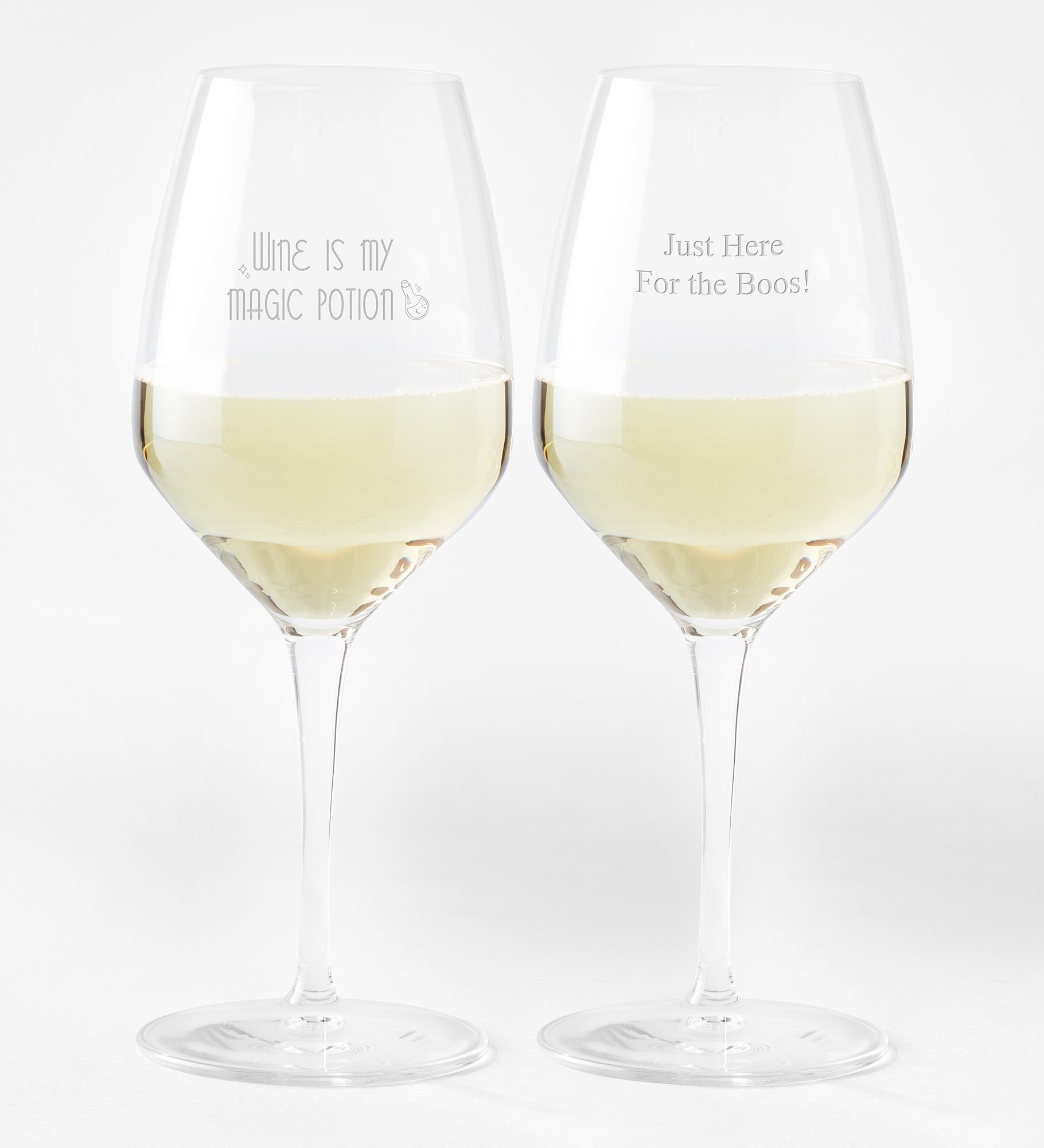 Engraved Magic Potion Atelier Wine Glass