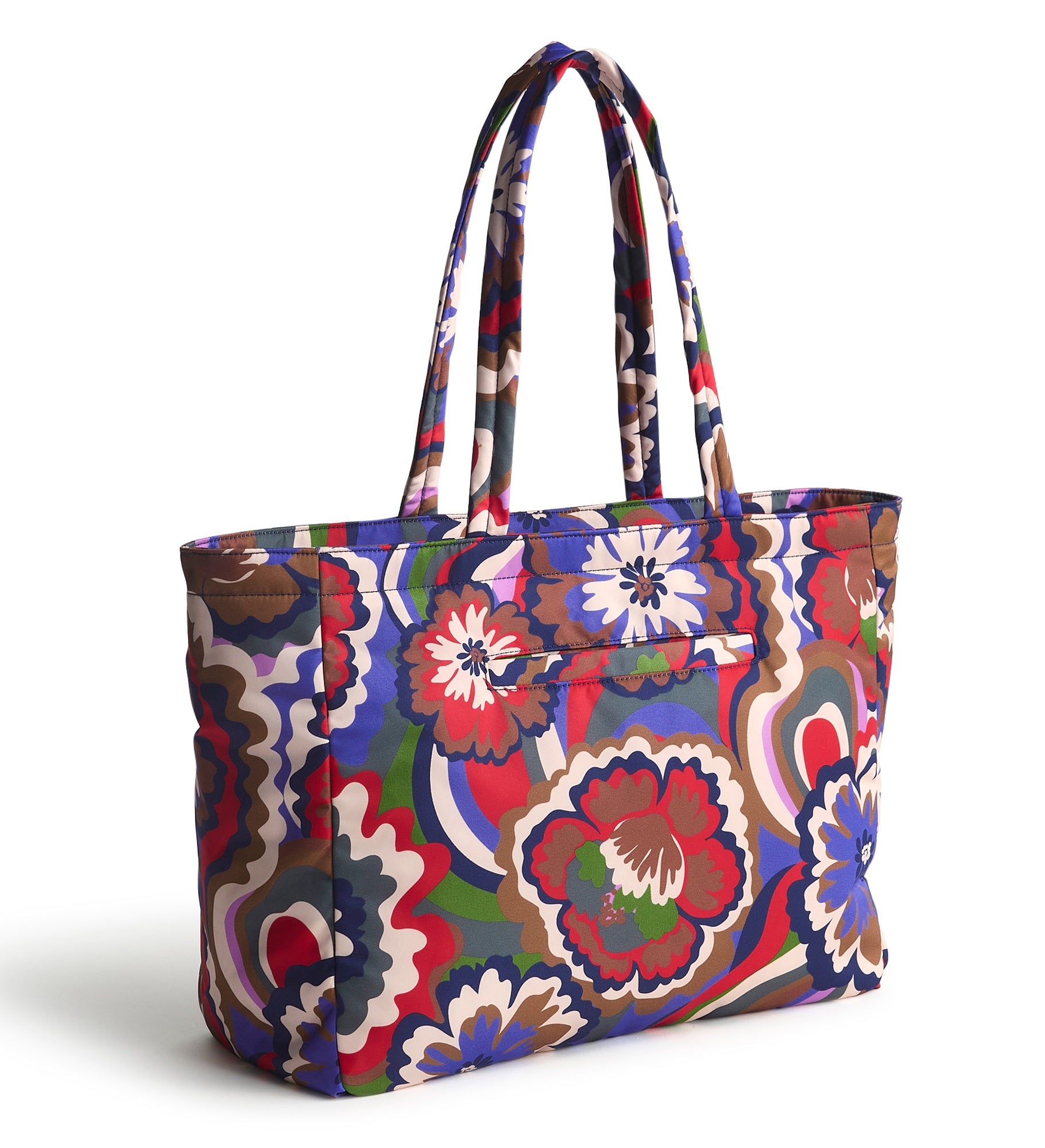 Embroidered Vera Bradley Hathaway Tote in Bossanova Bold