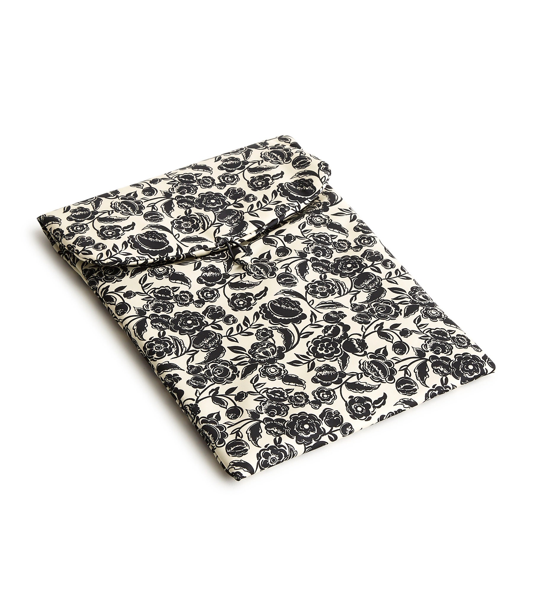 Vera Bradley Large Tech Sleeve in Bubbly Flowers Black