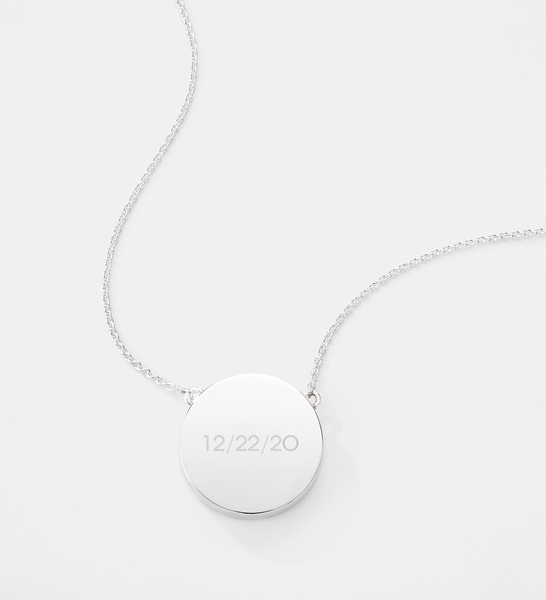 Kittenish Engraved Silver Pave Round Sliding Locket