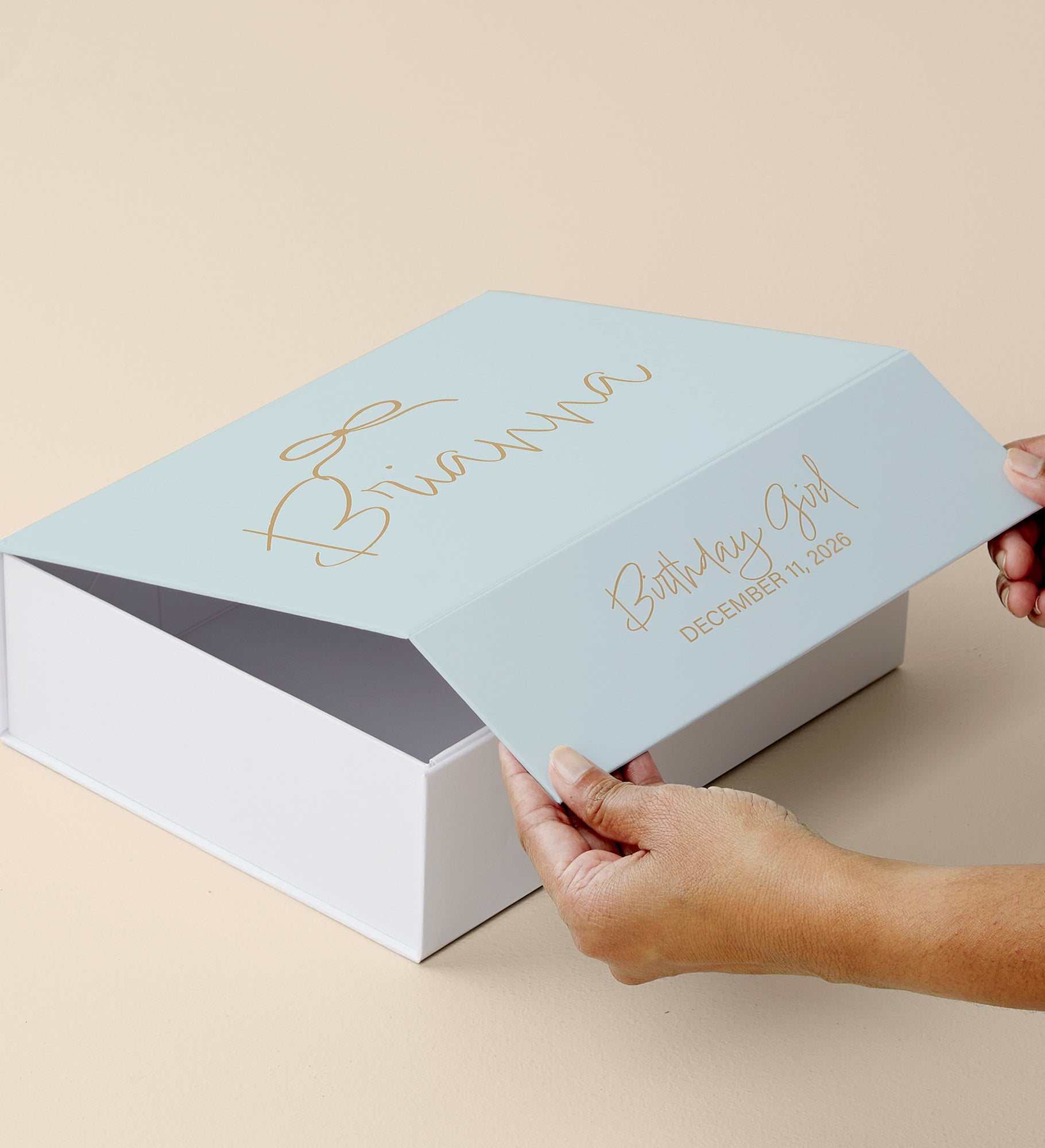Kittenish Personalized Bridal Gift Box with Name