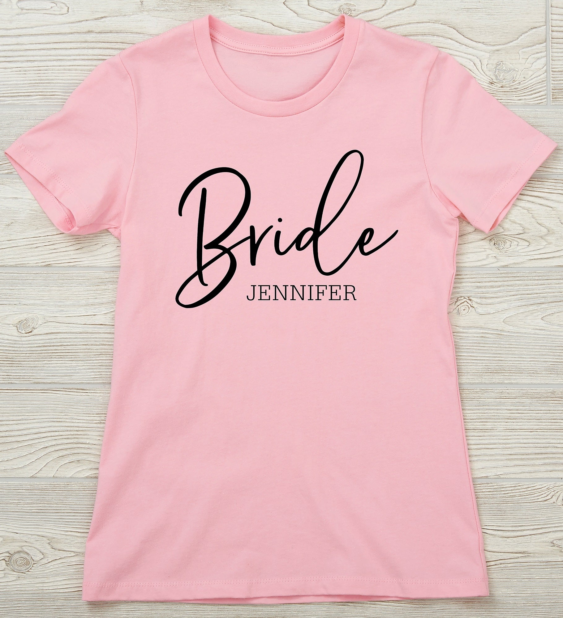 Kittenish Bridal Party Personalized Fitted Tee
