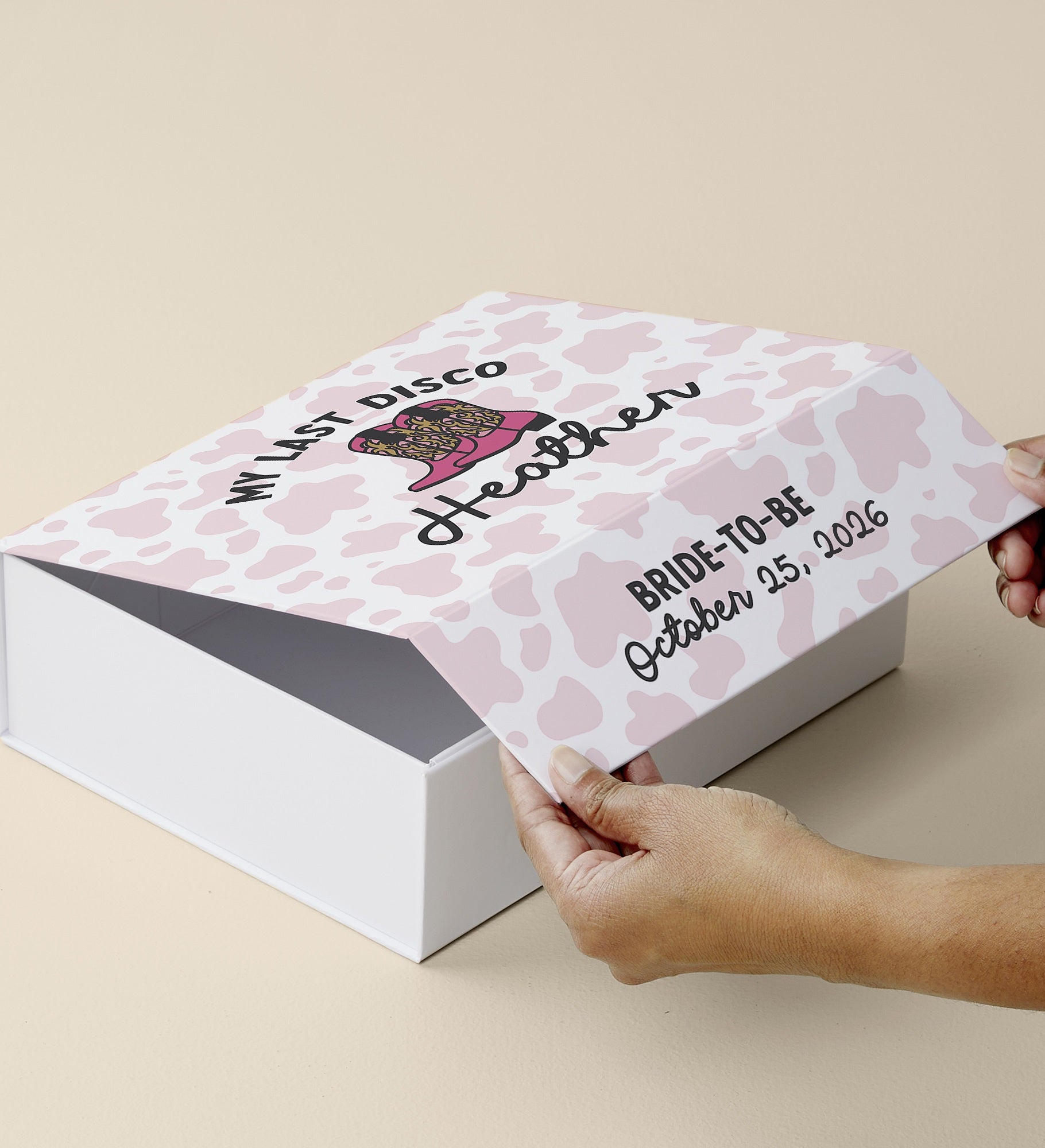 Kittenish Cowgirl Chic Personalized Keepsake Box