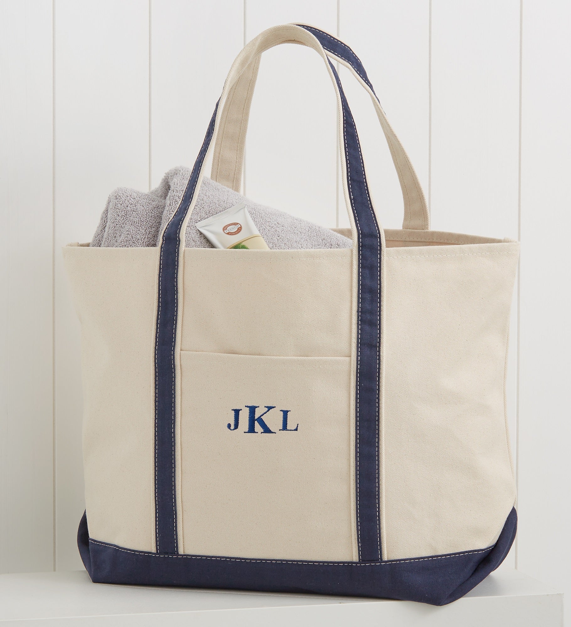 Kittenish Embroidered Canvas Weekender Tote 