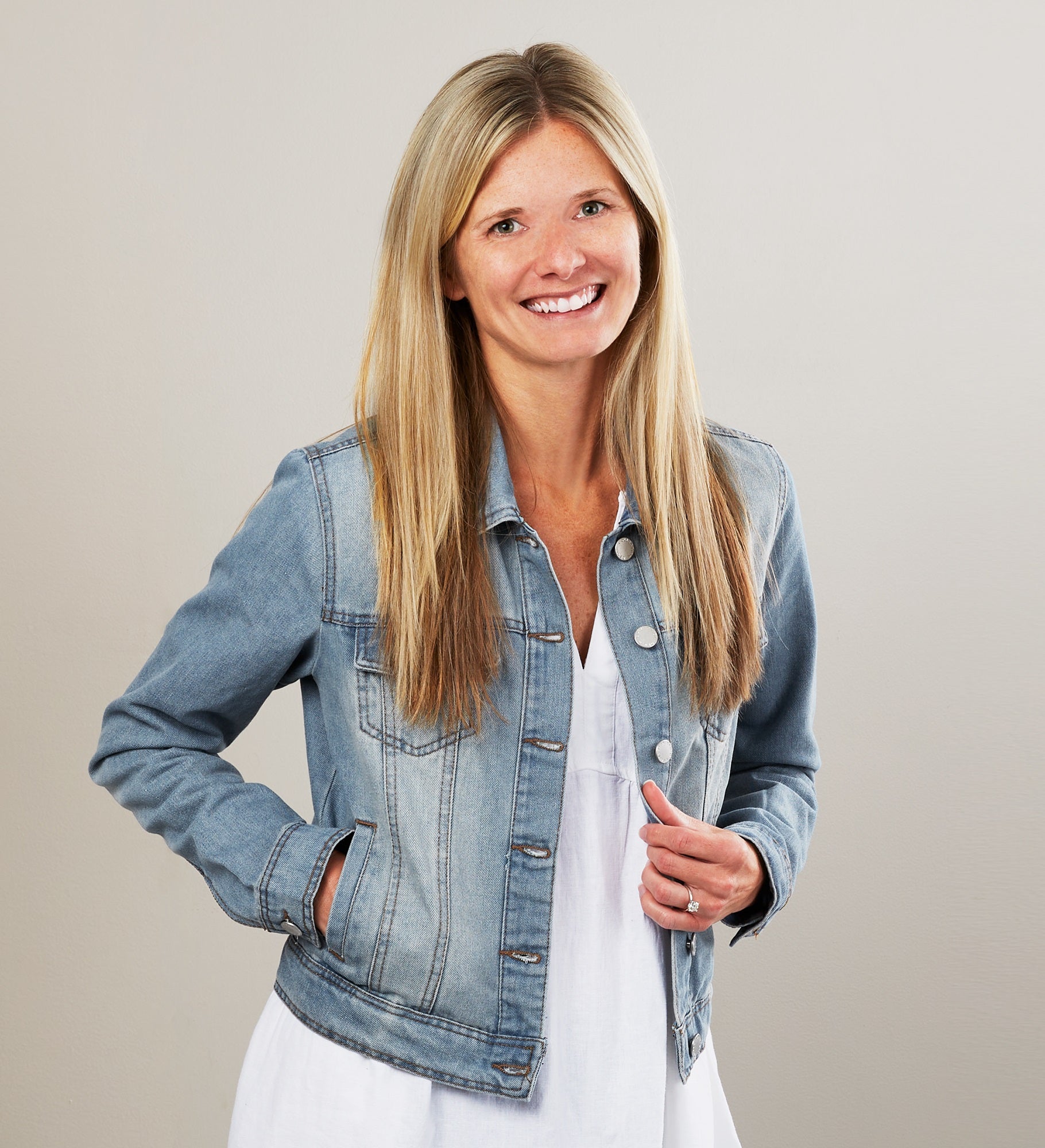 Kittenish Embroidered Denim Jacket
