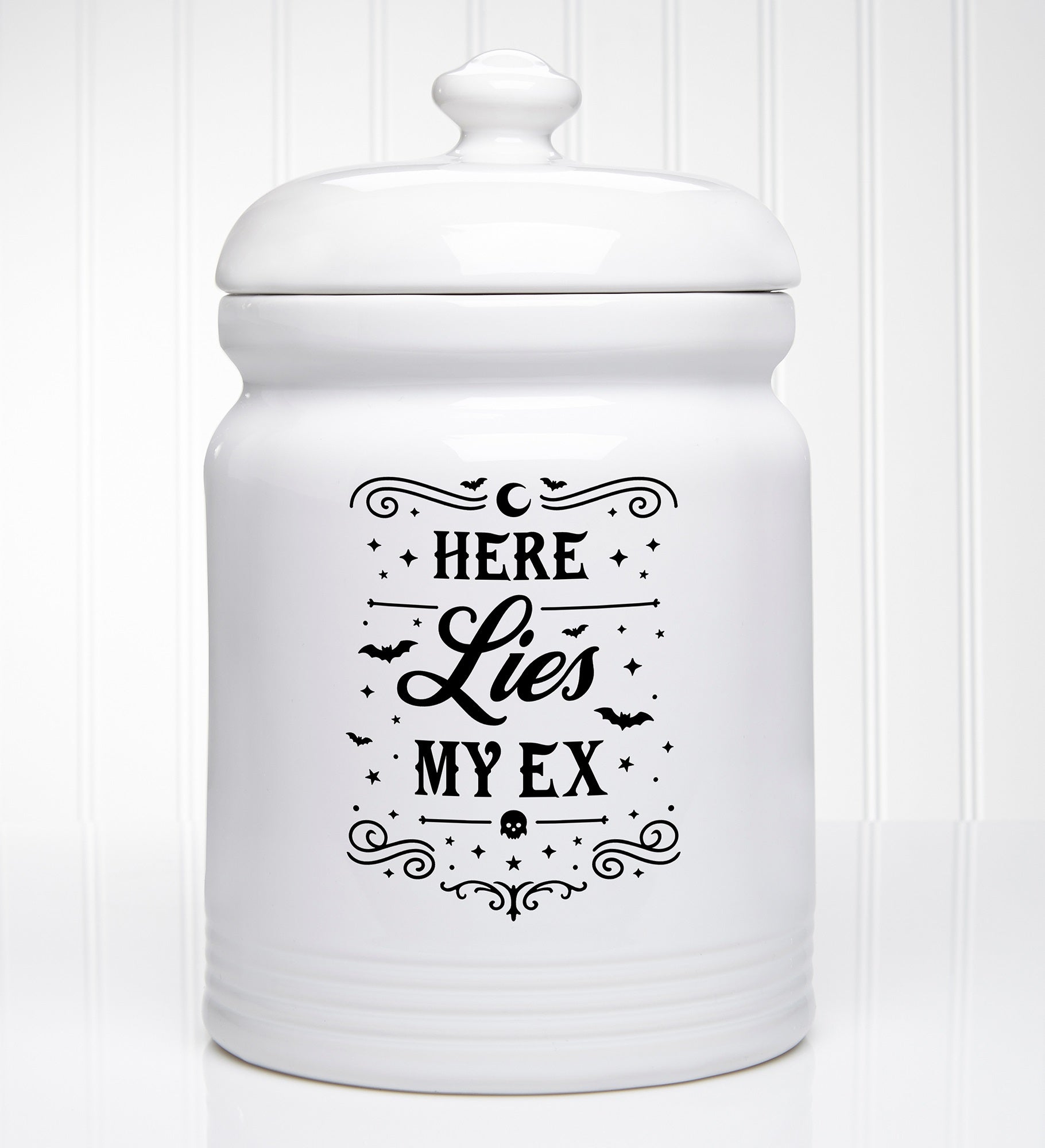 Kittenish Personalized Pinkoween Ceramic Jar