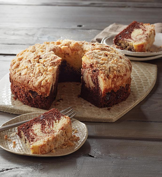 Chocolate Vanilla Swirl Coffee Cake