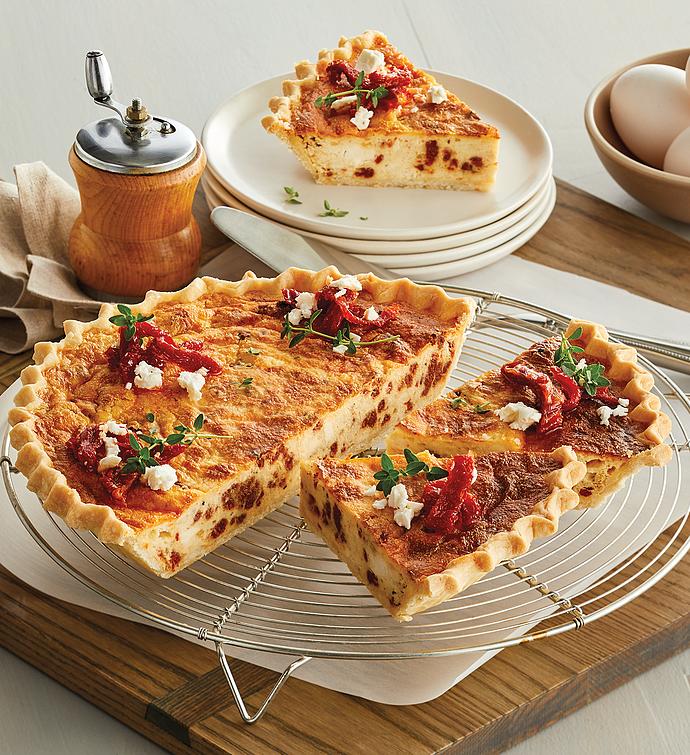 SunDried Tomato and Feta Quiche